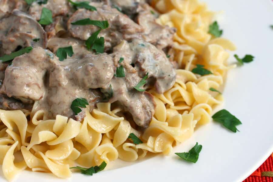 Slow Cooker Beef Stroganoff The Daring Gourmet