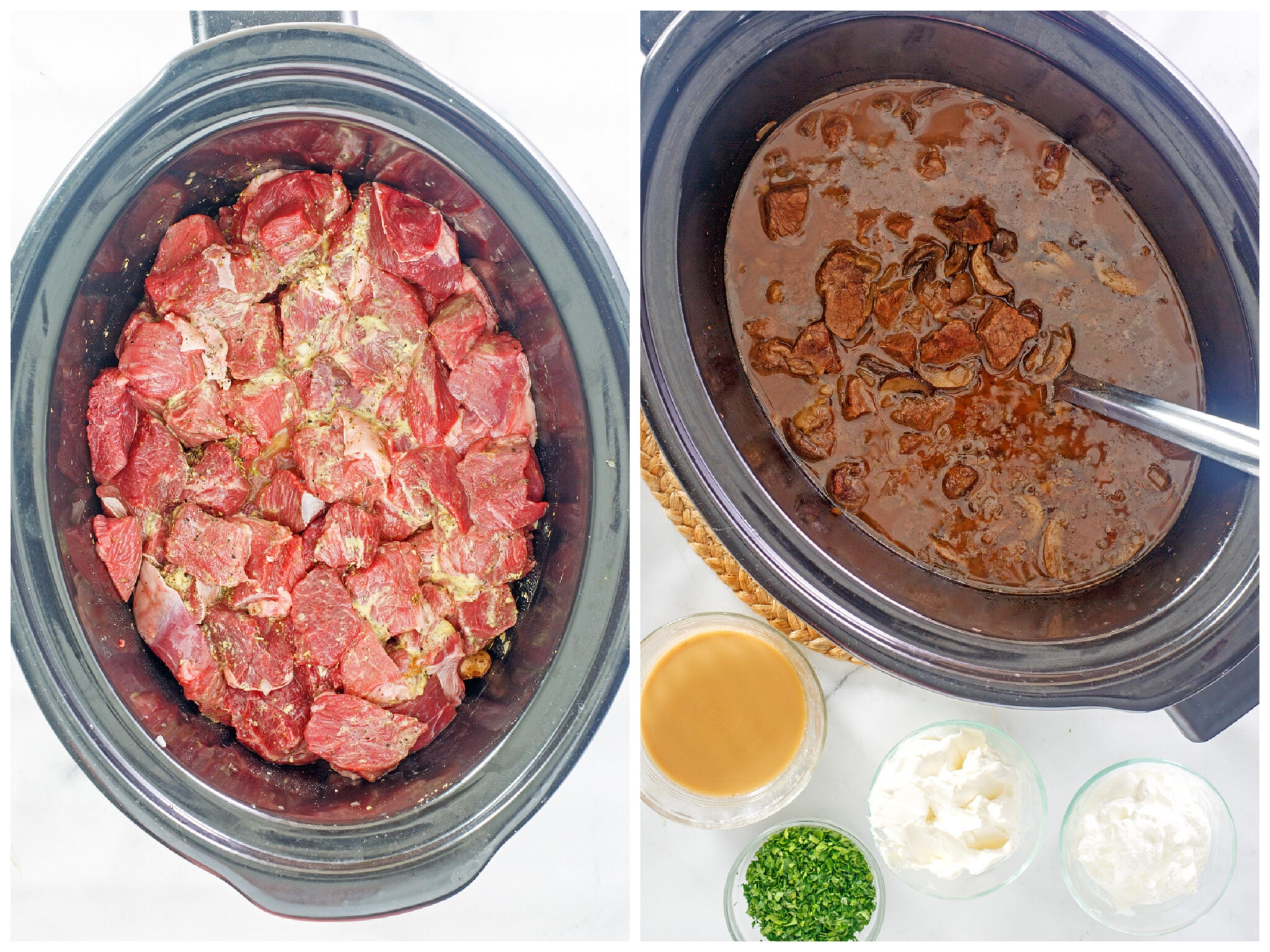 Slow Cooker Beef Stroganoff The Daring Gourmet