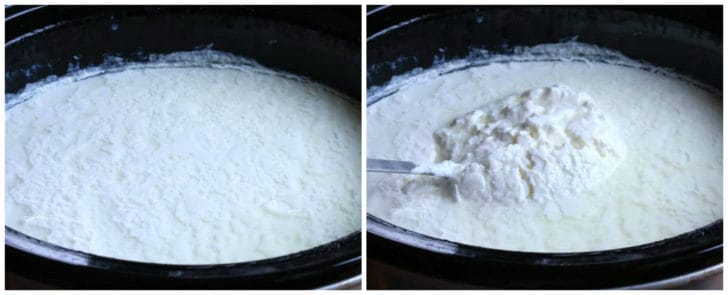 homemade yogurt in slow cooker