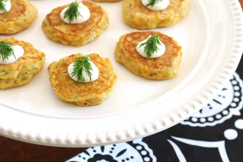 havarti dill corn cakes recipe