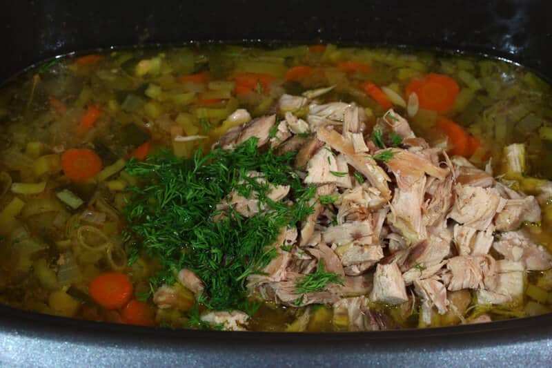 Slow Cooker (or stovetop) Lemon Chicken Orzo Soup The Daring Gourmet
