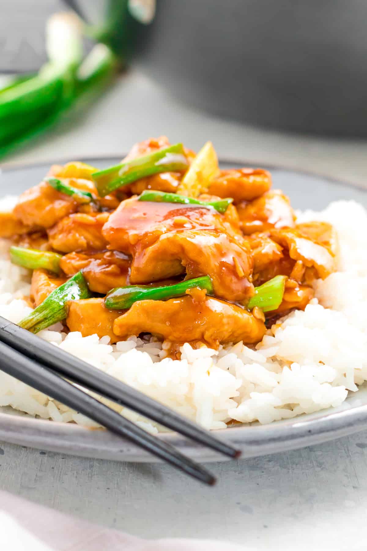 mongolian chicken recipe best takeout fast food restaurant copycat green onions fast quick easy