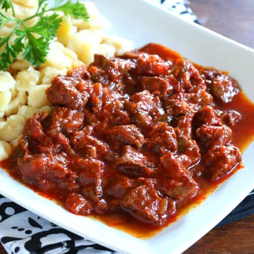 Authentic Pörkölt (Hungarian Beef and Onion Stew) The Daring Gourmet