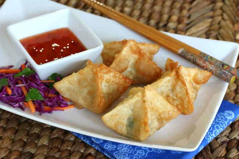 goat cheese spinach bacon wontons recipe