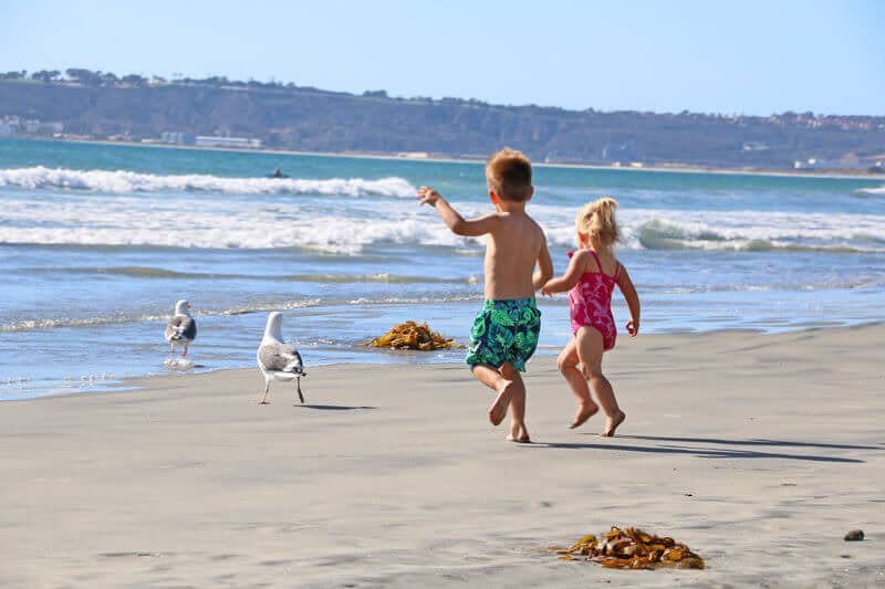 coronado beach surfing family vacation san diego california