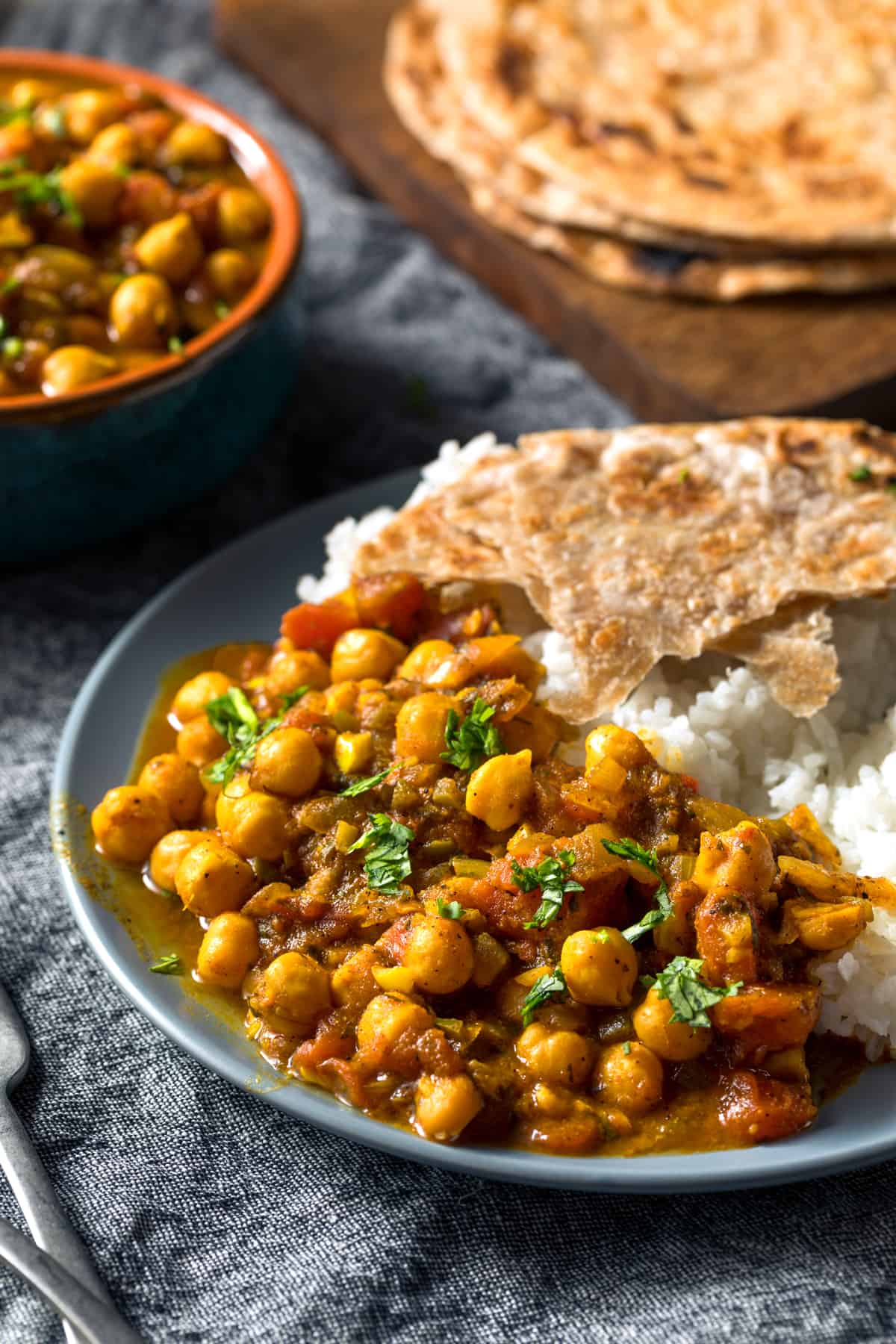 chana masala recipe indian chickpea curry garbanzo bean authentic traditional 