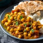 chana masala recipe indian chickpea curry garbanzo bean authentic traditional