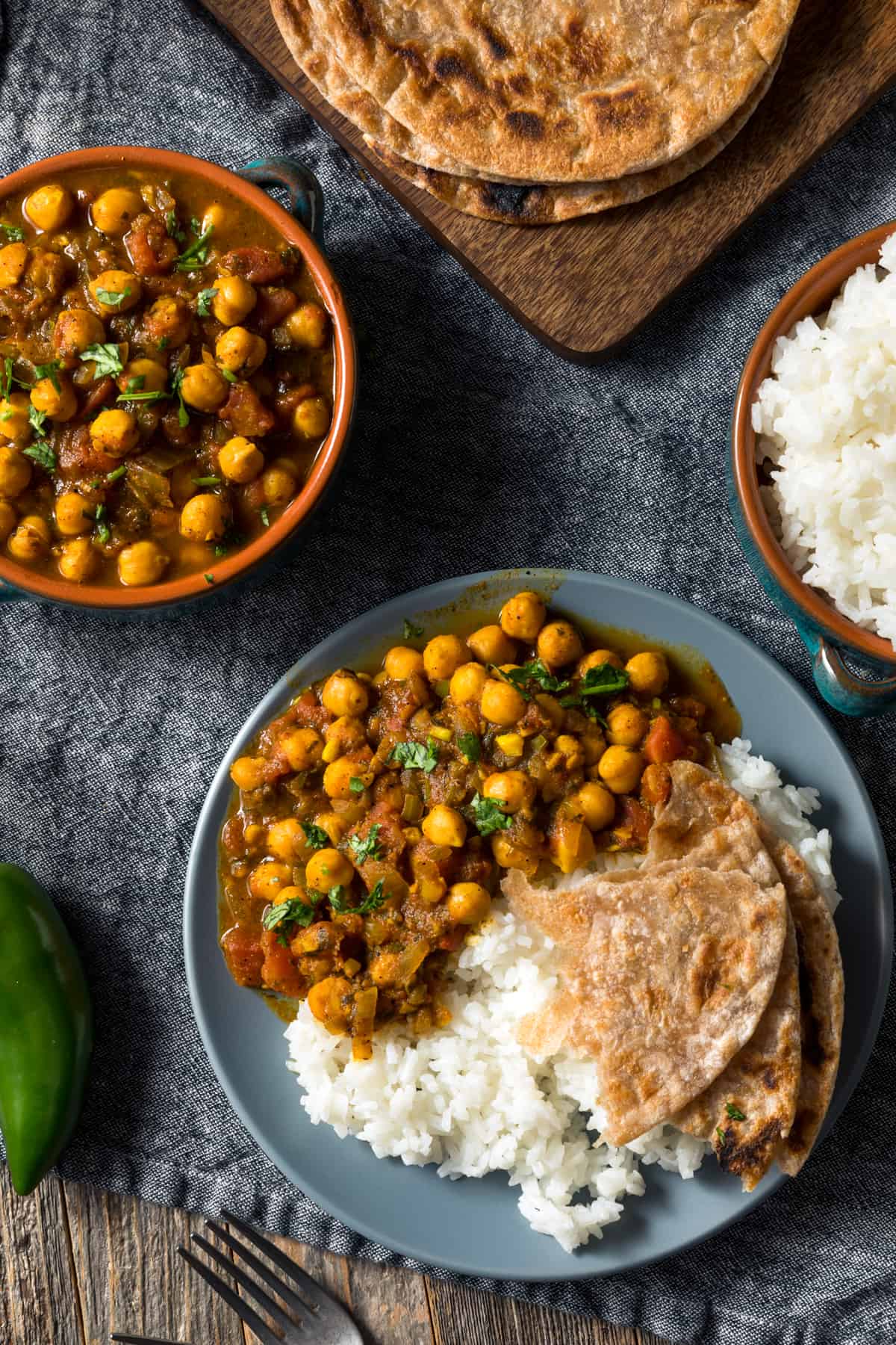 chana masala recipe indian chickpea curry garbanzo bean authentic traditional 