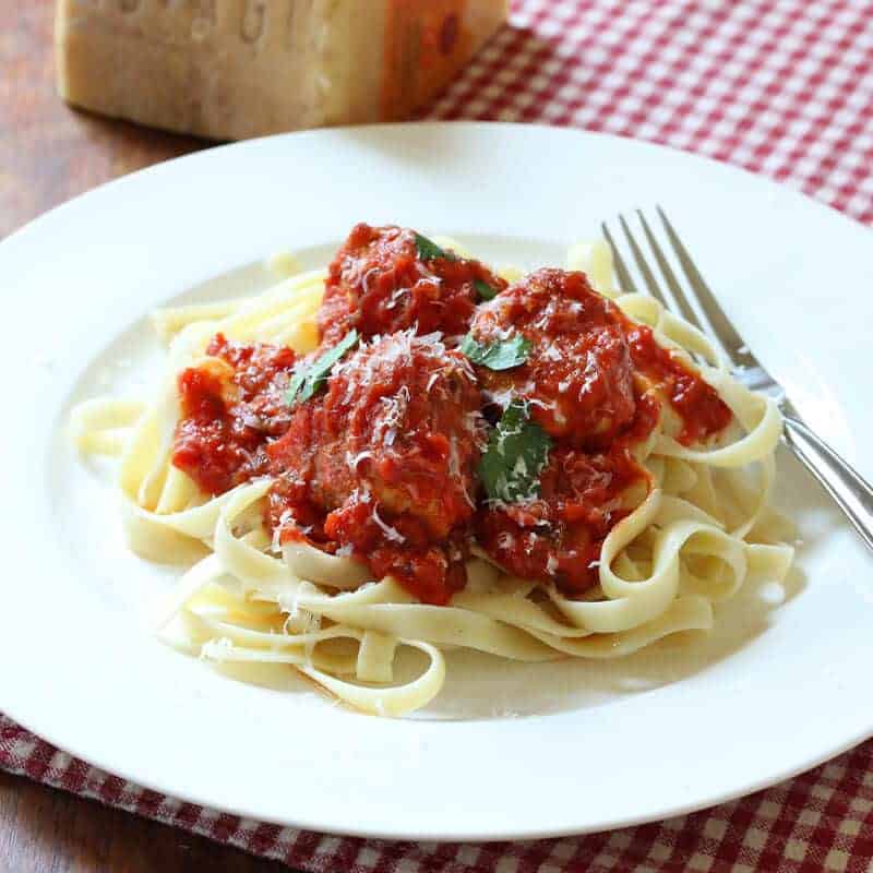 Italian Chicken Meatballs - 15