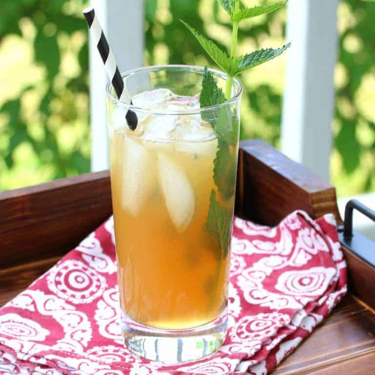 apple peppermint iced tea recipe healthy honey