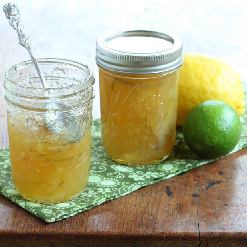 how to make homemade lemon lime marmalade jam recipe