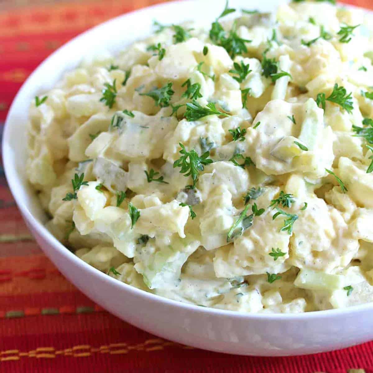 potato salad recipe best homemade classic creamy pickles eggs mayonnaise 