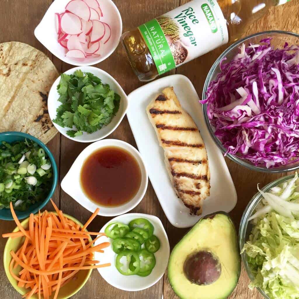 Asian Style Grilled Fish Tacos - 81