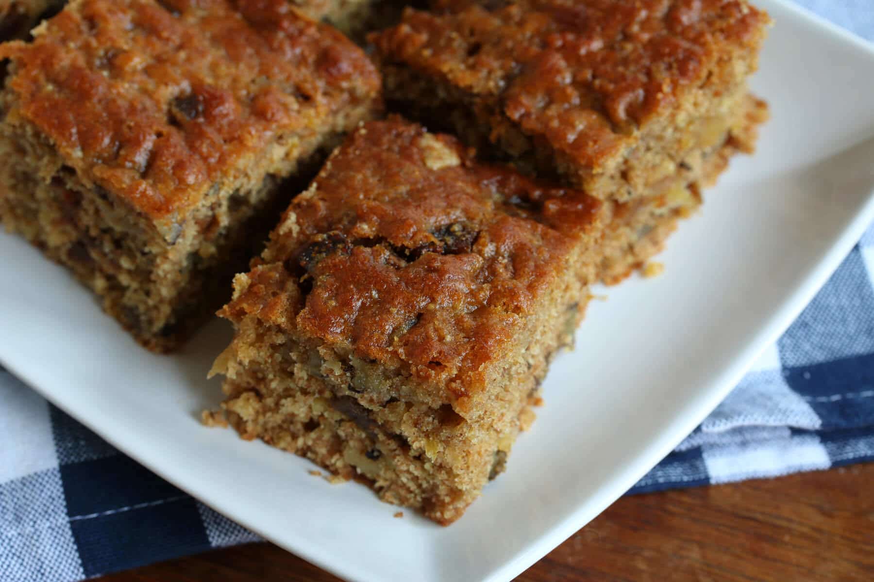 Lemon Millet Fig Cake with Walnuts and Candied Ginger The Daring Gourmet