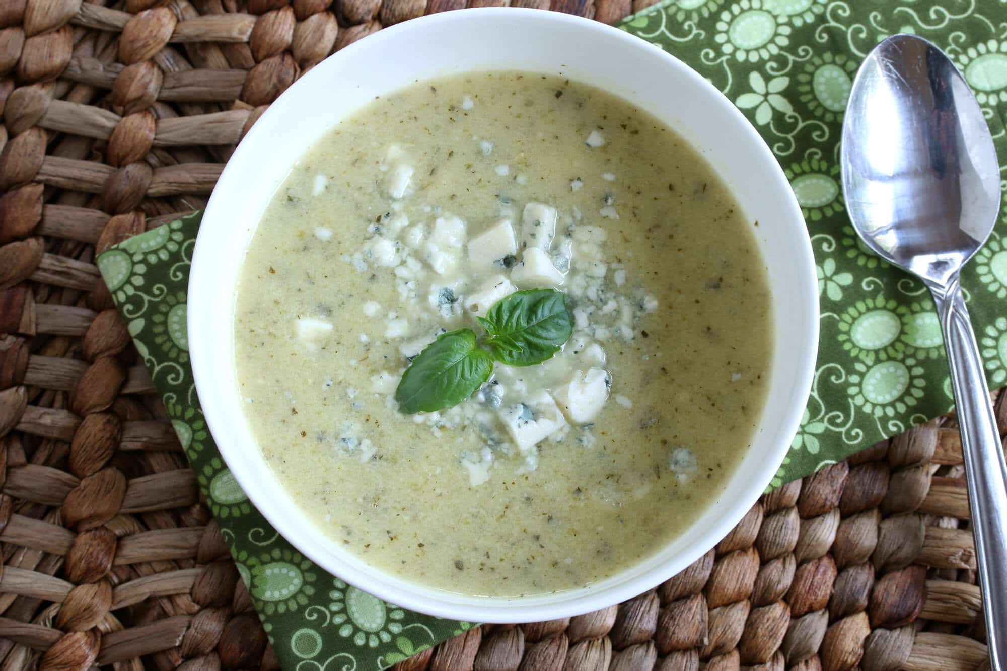 Cream of Zucchini Soup with The Daring Gourmet