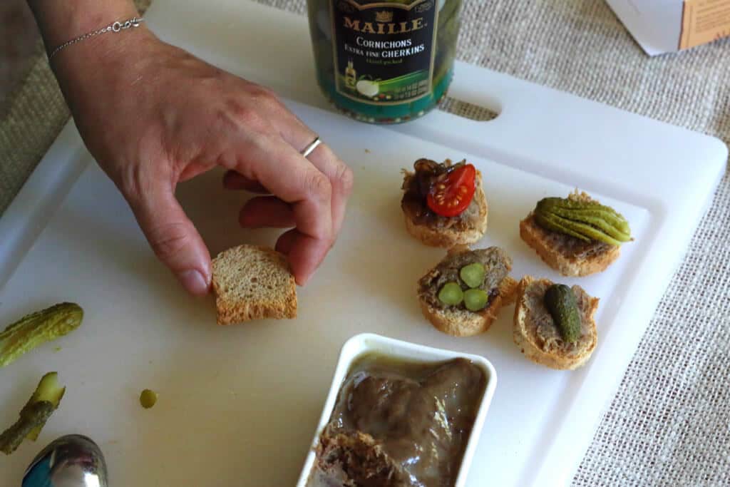 french entertaining alexian duck rillette rosemary pheasant pate
