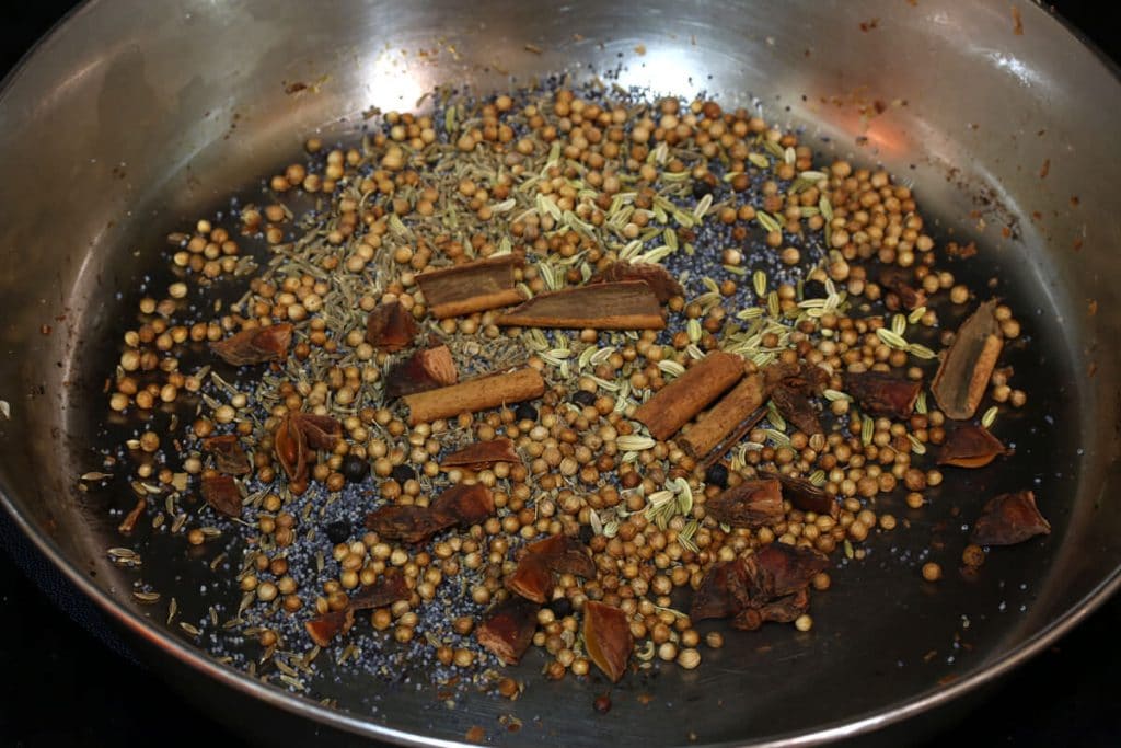 roasting spices