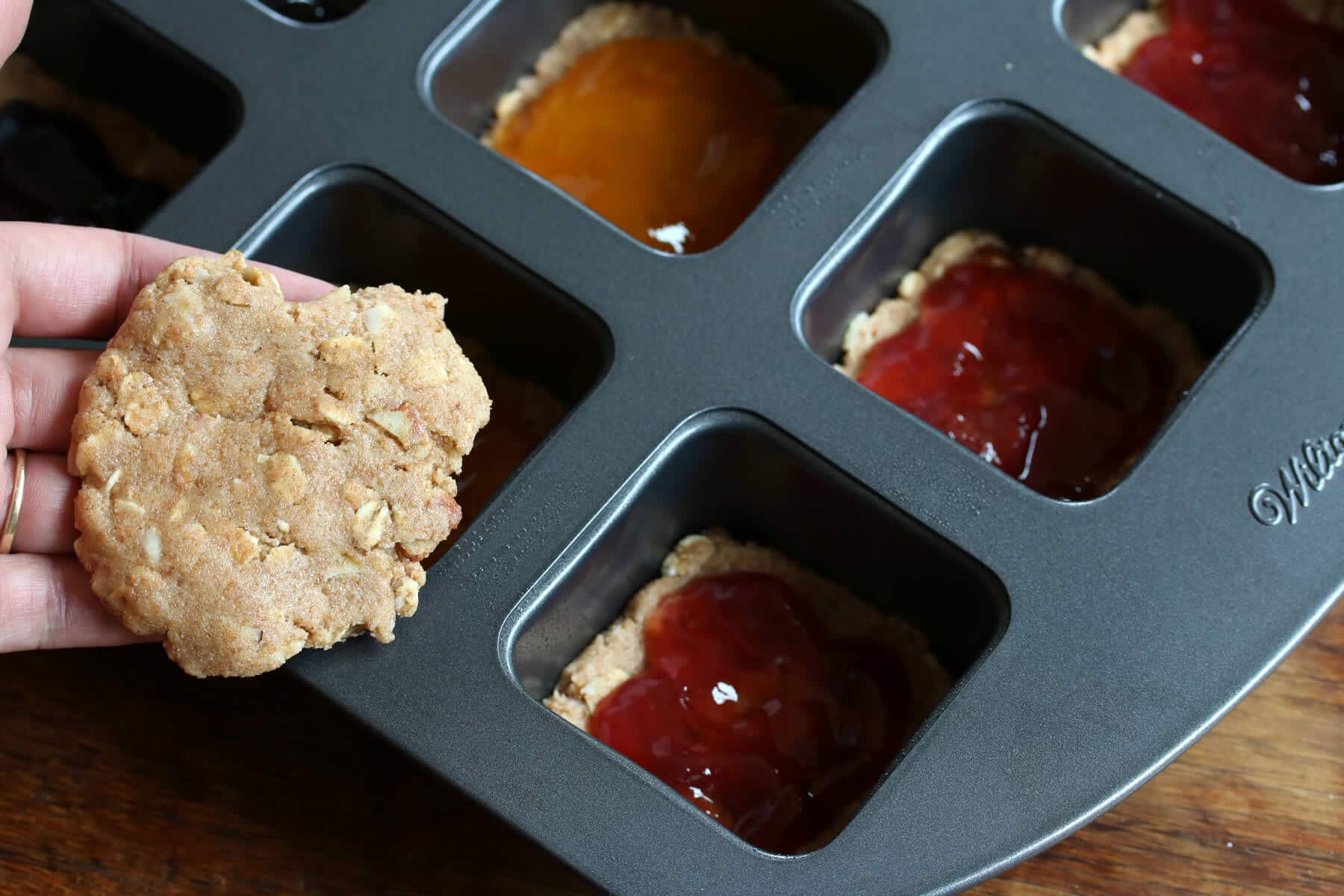 Whole Grain Jam Squares The Daring Gourmet