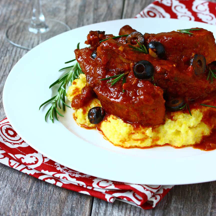 italian pork ribs recipe red wine olives tuscany tuscan traditional