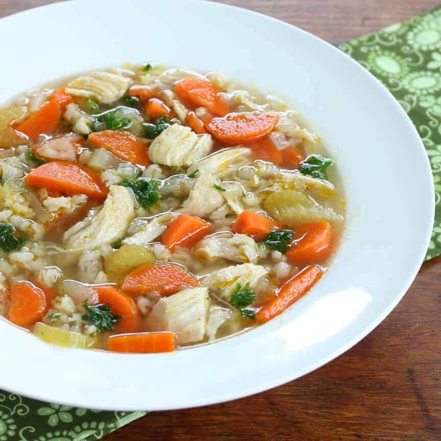 best chicken barley soup recipe