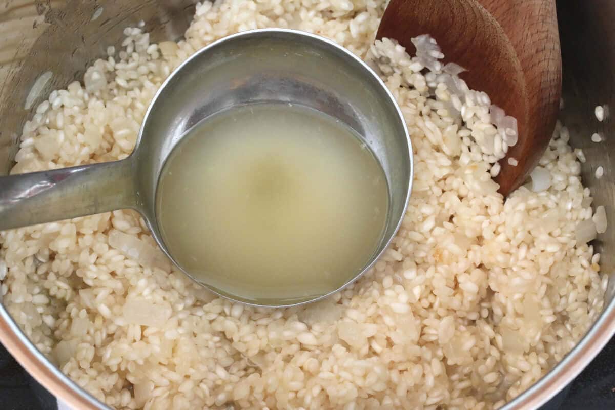 Salmon Risotto with Preserved Lemon - The Daring Gourmet