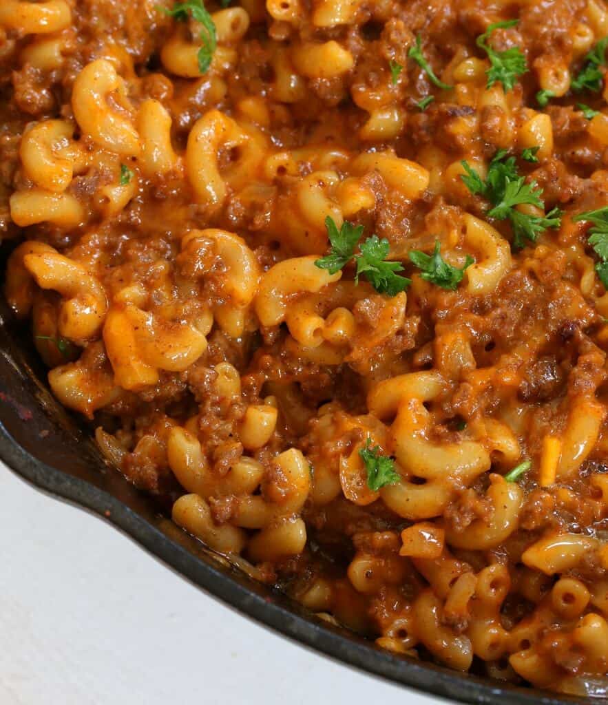 cheeseburger macaroni recipe homemade hamburger helper copycat