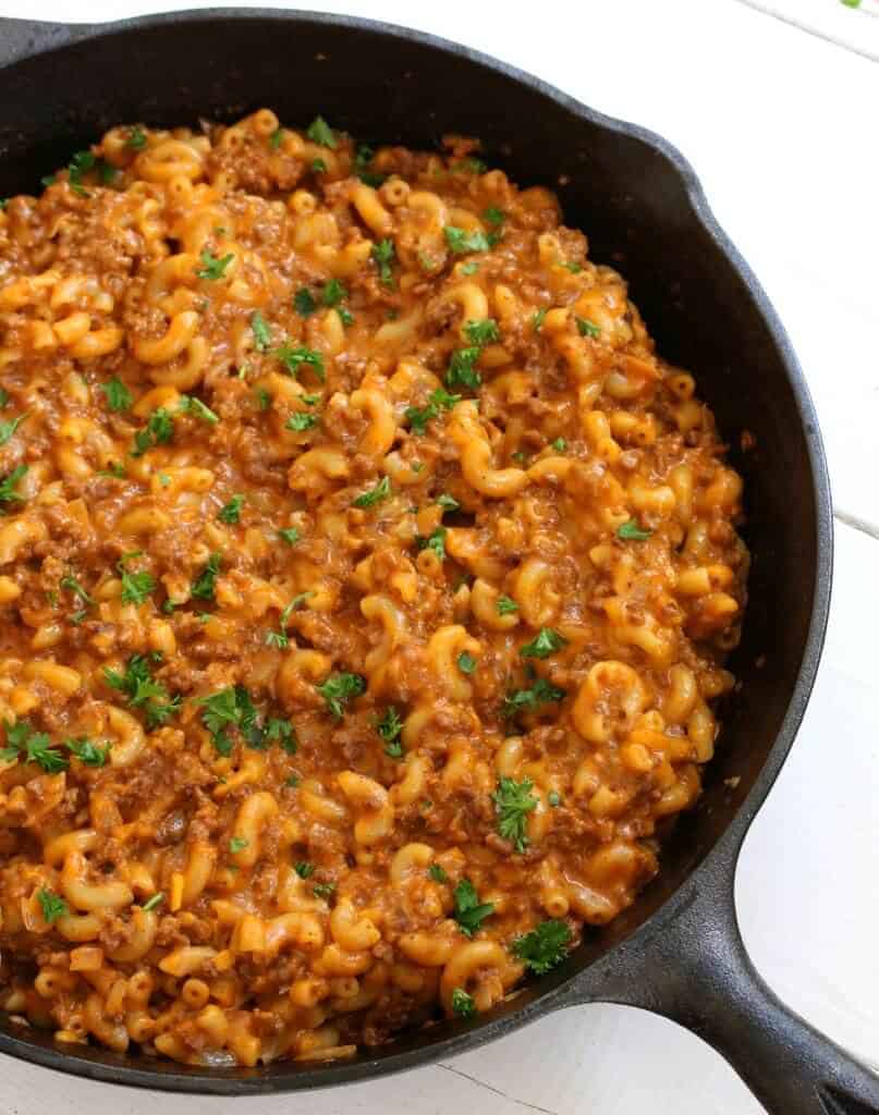 cheeseburger macaroni recipe homemade hamburger helper copycat