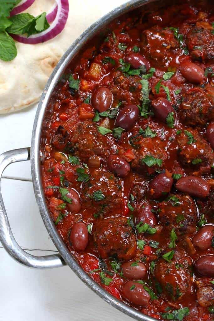 greek meatballs recipe beef chicken pork lamb turkey olives eggplant garlic sauce greece