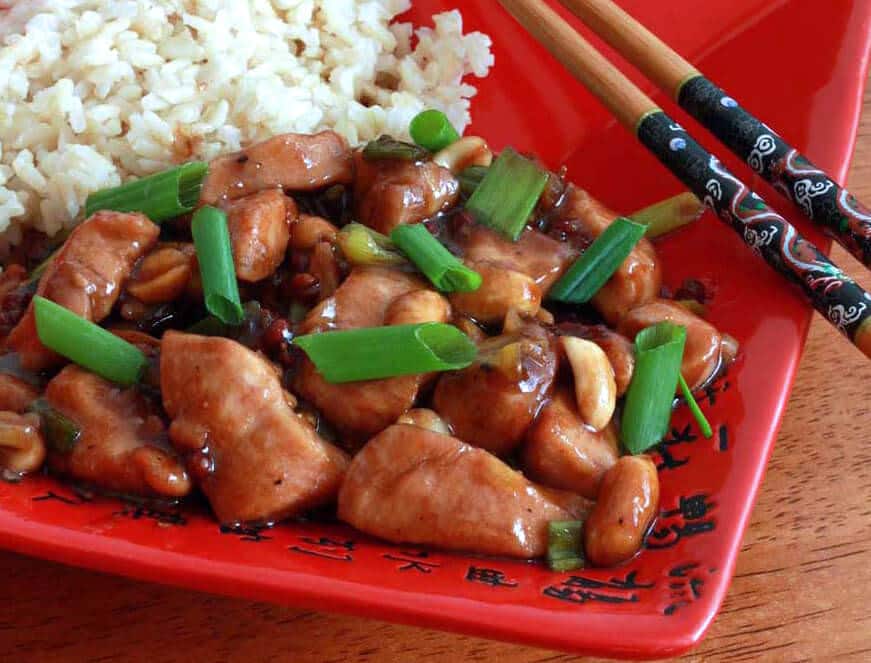 homemade chinese kung pao chicken recipe takeout