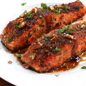 pecan salmon bacon crusted recipe