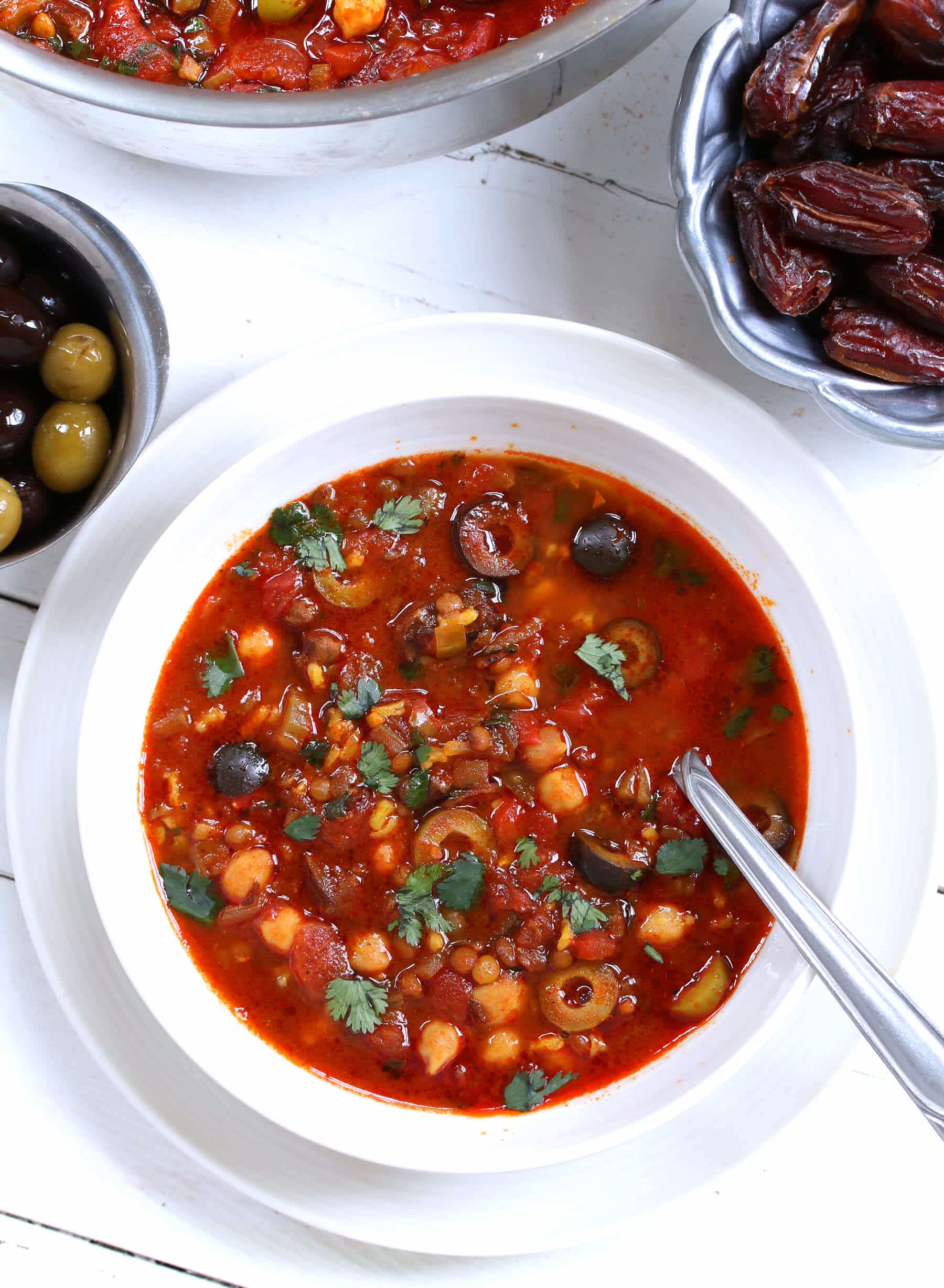 Ultimate Harira (Moroccan Chickpea & Lentil Soup)