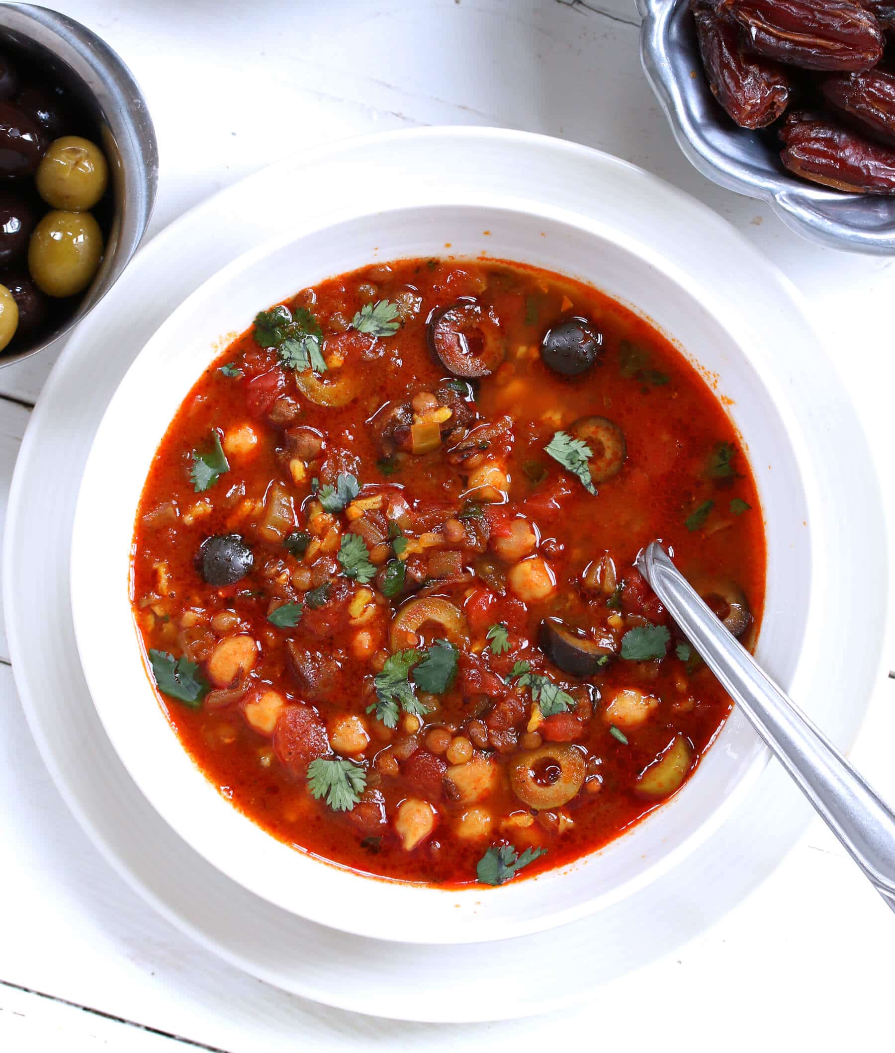 Ultimate Harira (Moroccan Chickpea &amp; Lentil Soup)