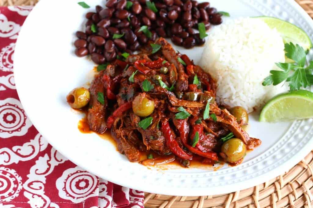 ropa vieja recipe best authentic traditional cuban beef peppers olives spanish