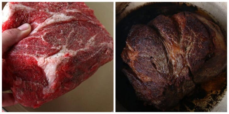 browning beef roast