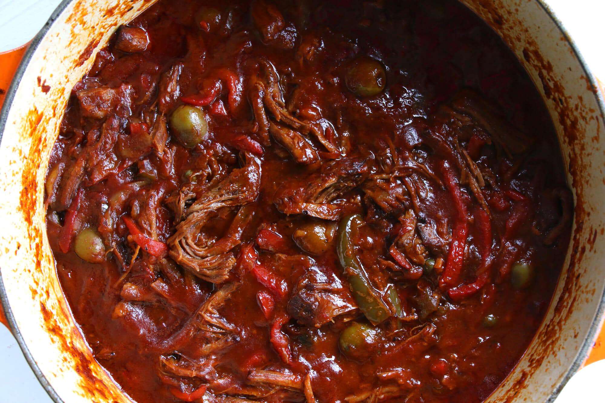 cuban ropa vieja recipe authentic traditional best beef peppers olives spanish