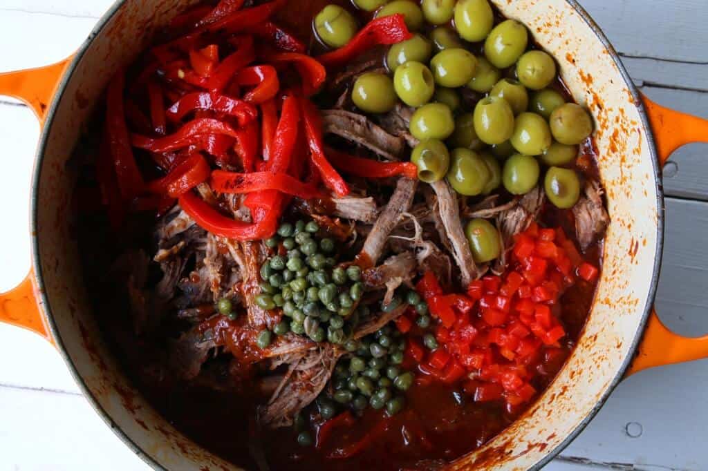  ropa vieja recipe authentic traditional best beef peppers olives spanish
