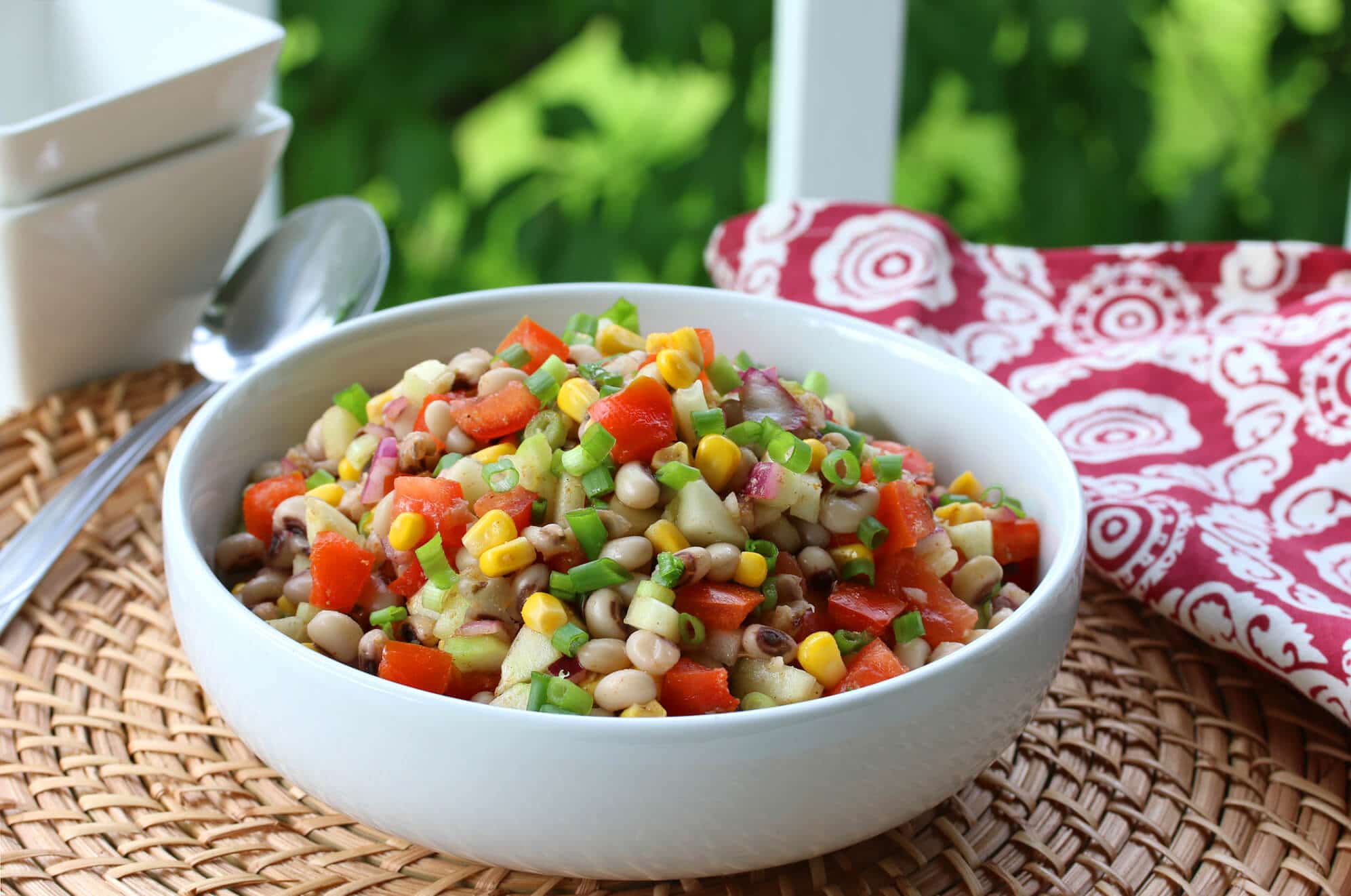Southern Black-eyed Pea Salad (or Salsa) - The Daring Gourmet