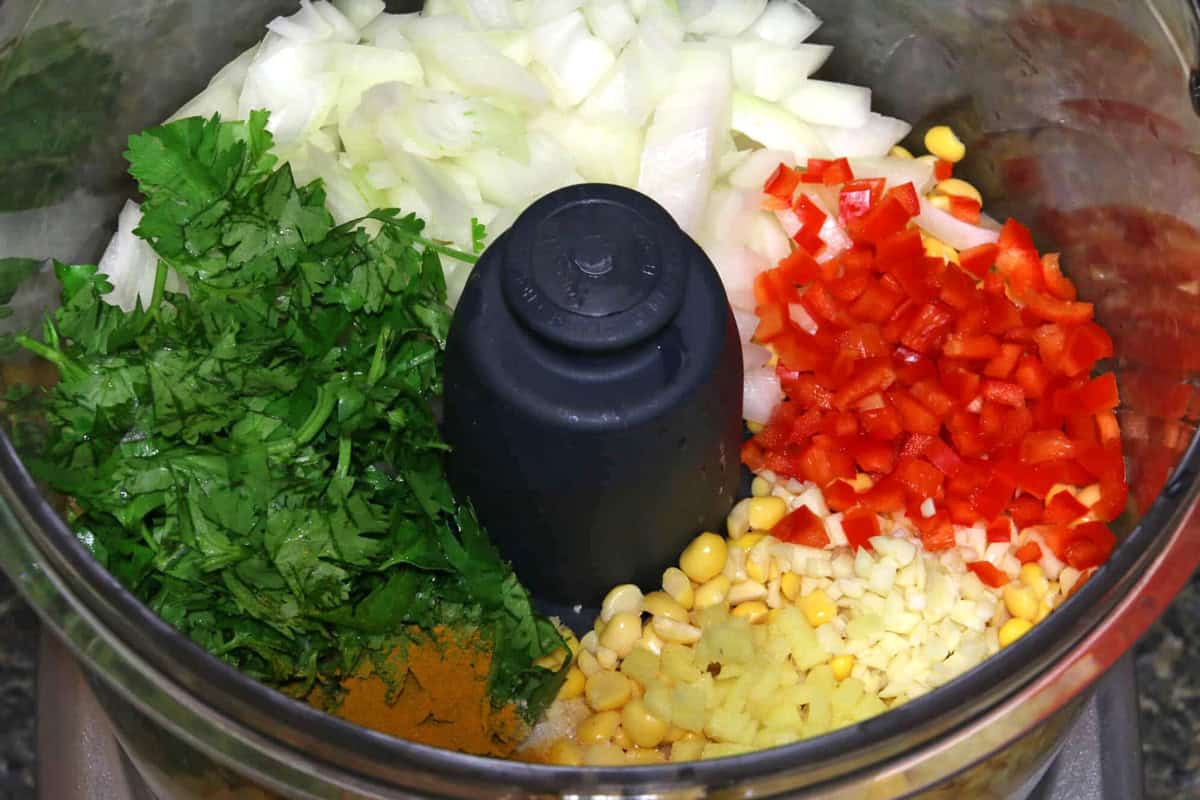 Burmese Yellow Split Pea Fritters - 8