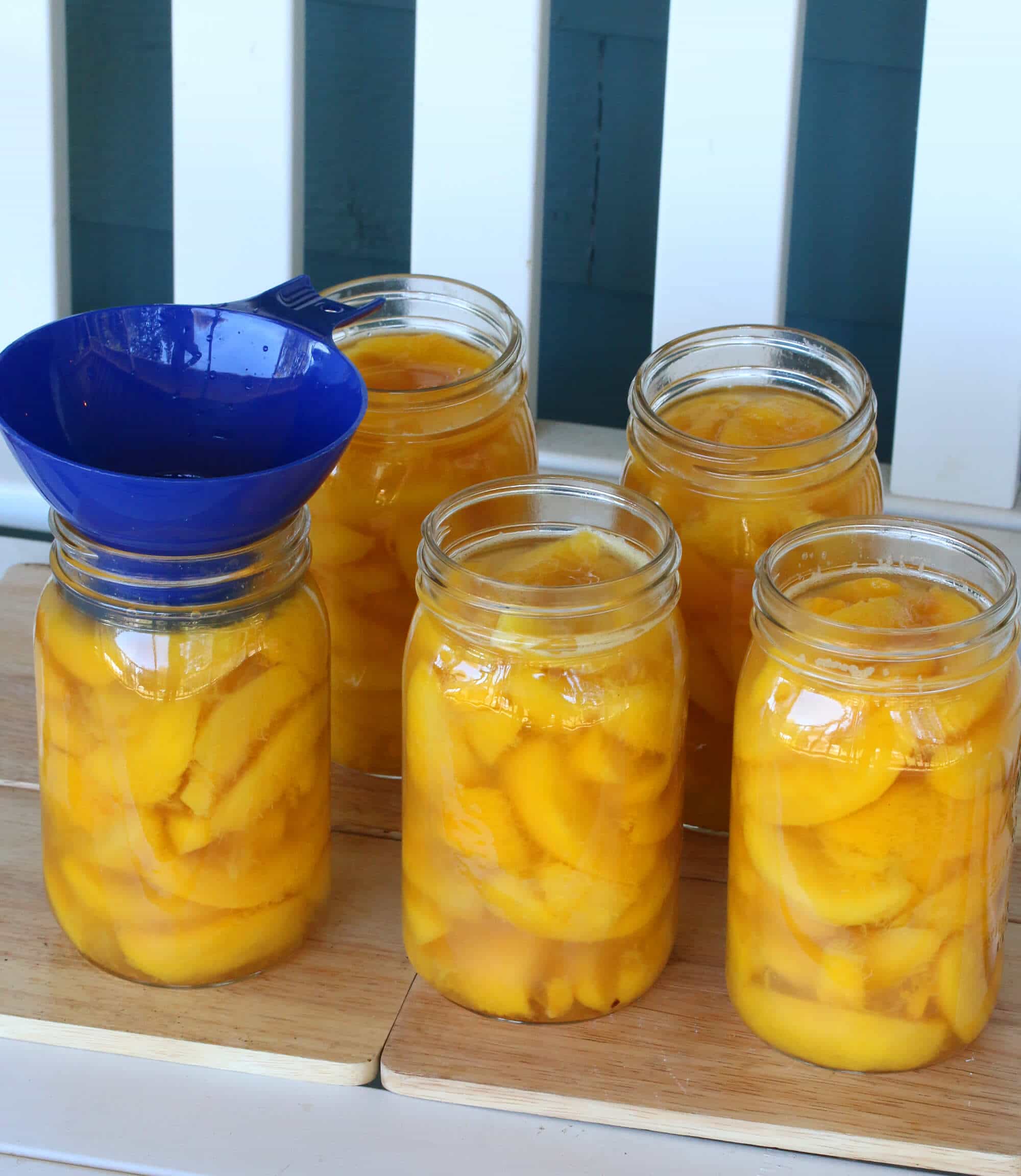 how to can peaches canning preserving syrup no sugar honey