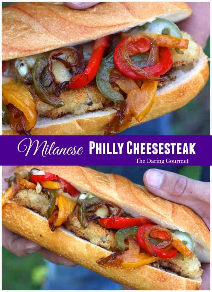 milanese philly cheesesteak recipe breaded cutlet fried 