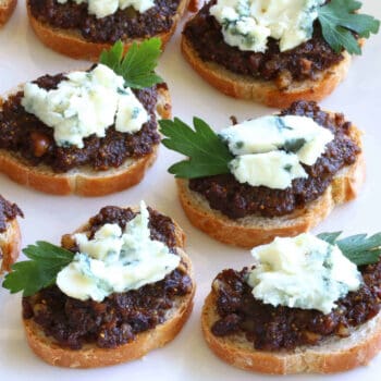 black olive tapenade recipe figs roquefort walnuts capers honey French southern France