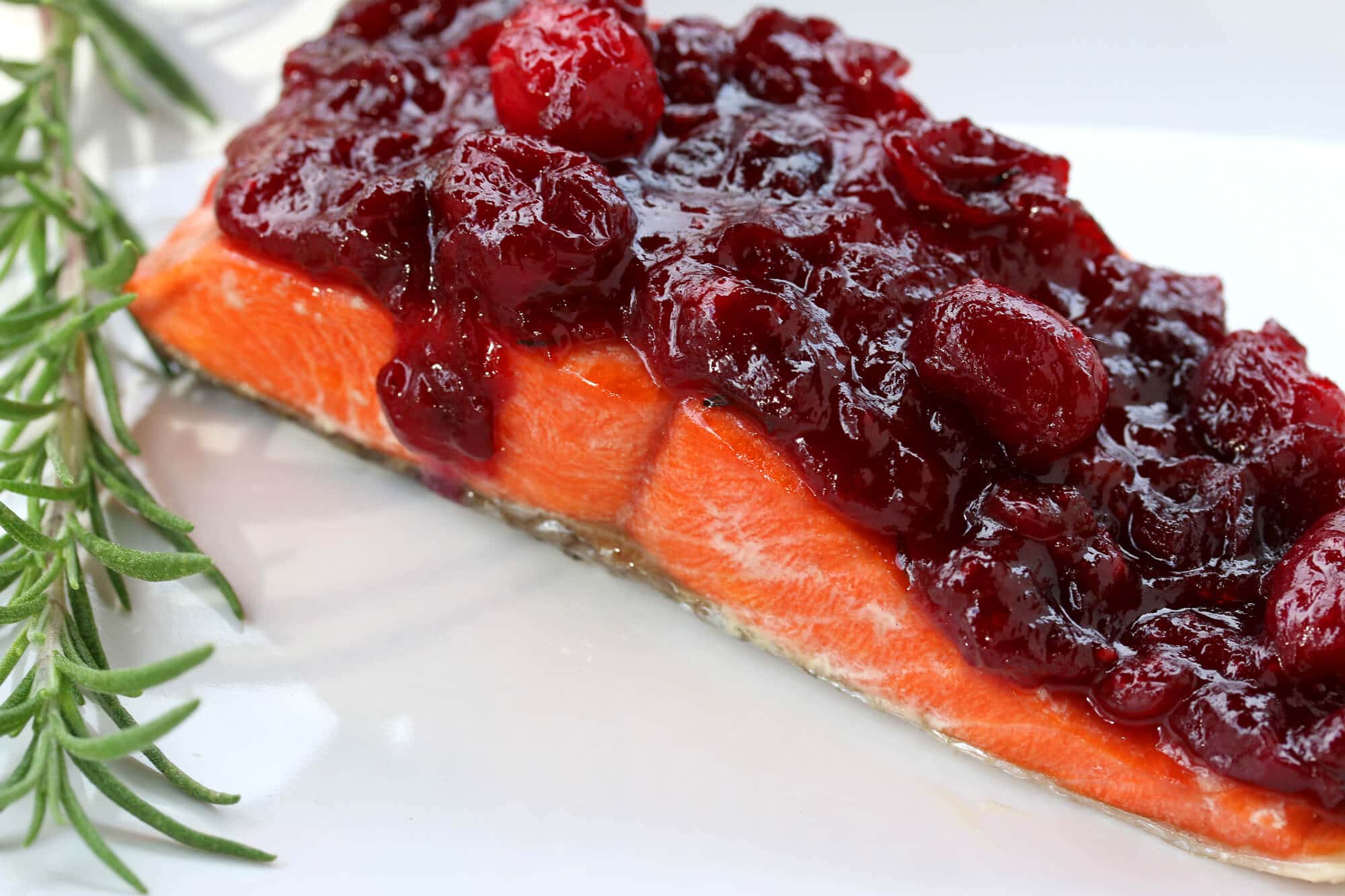 salmon recipe cranberry sauce mustard dijon herbs ginger christmas holidays thanksgiving recipe easy fast sous vide baked grilled broiled pan fried