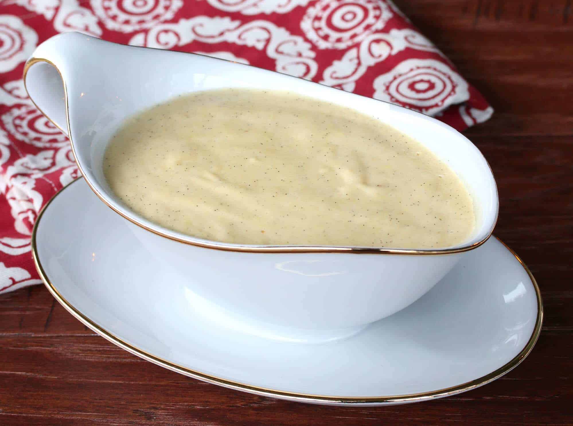 Traditional Spotted Dick (English Steamed Currant Pudding with Vanilla ...