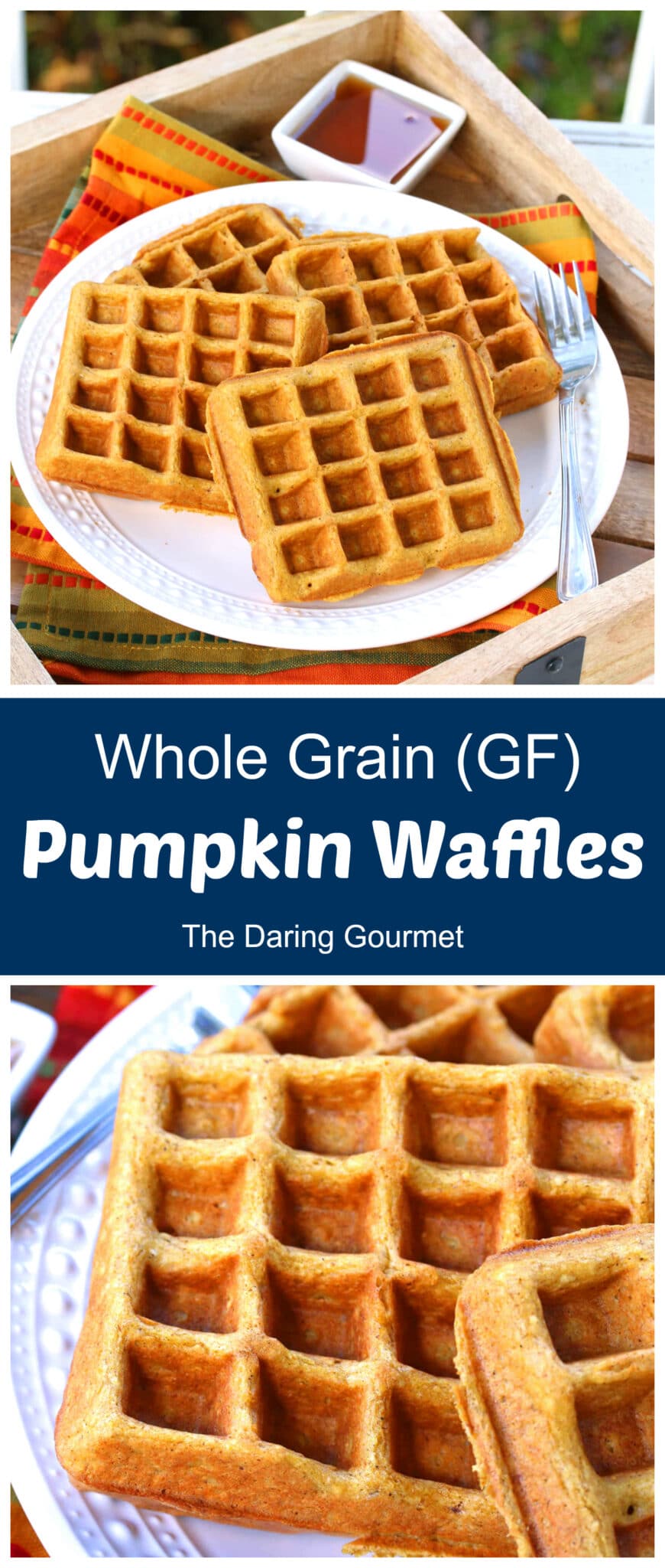 pumpkin waffles recipe gluten free whole grain oat
