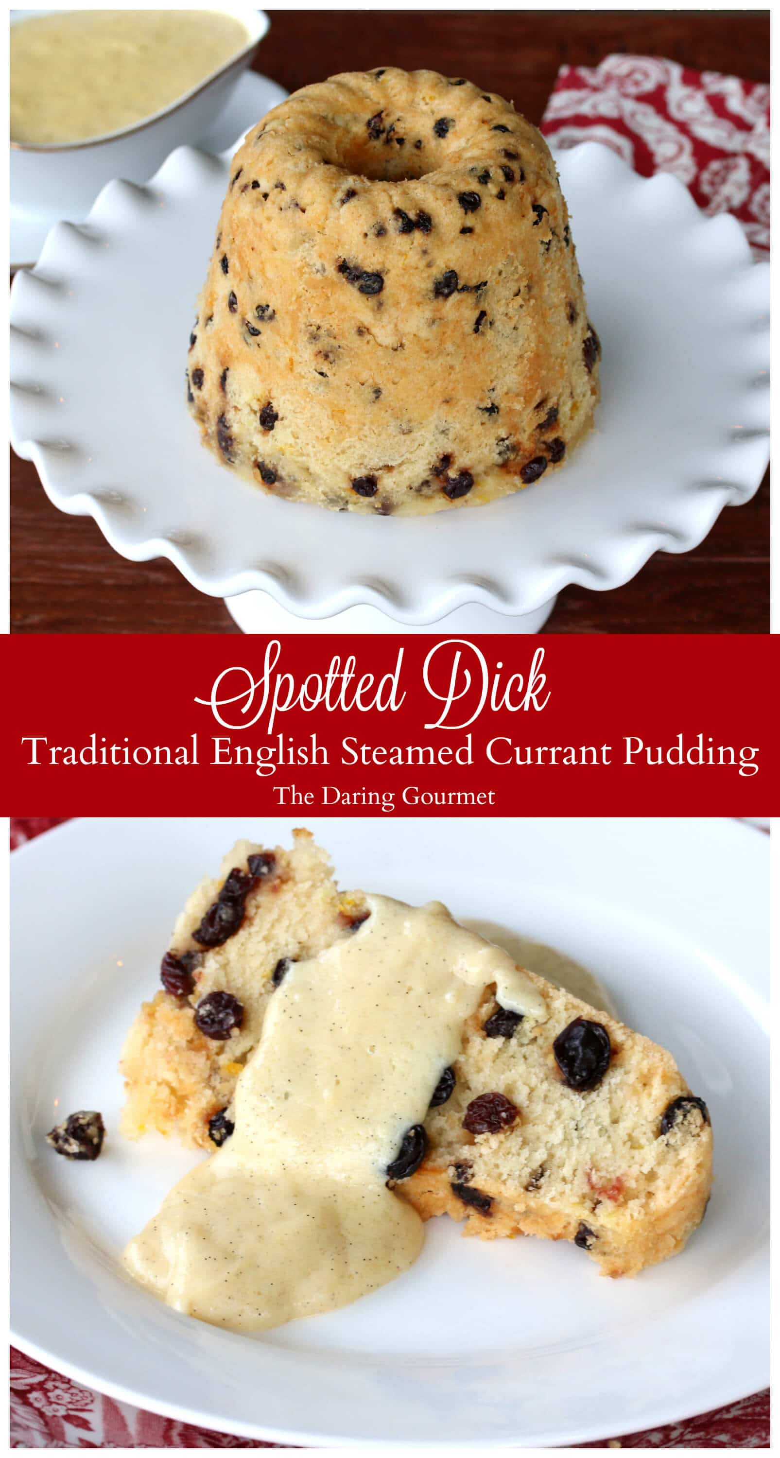 spotted dick recipe authentic traditional British English