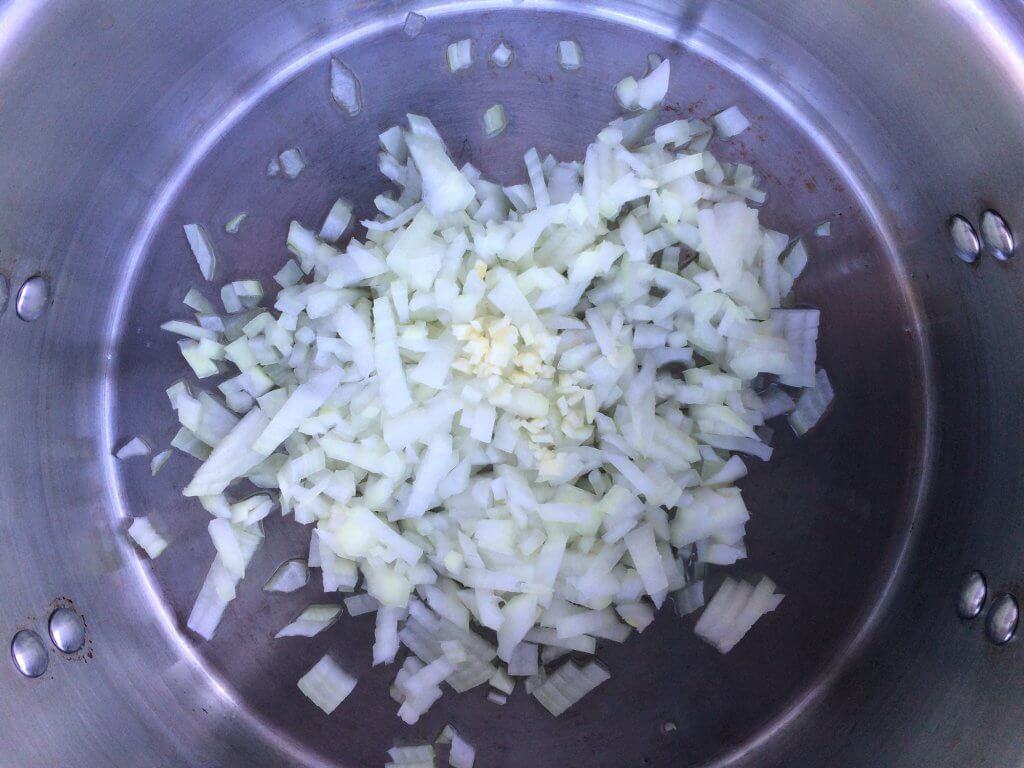 cooking onion
