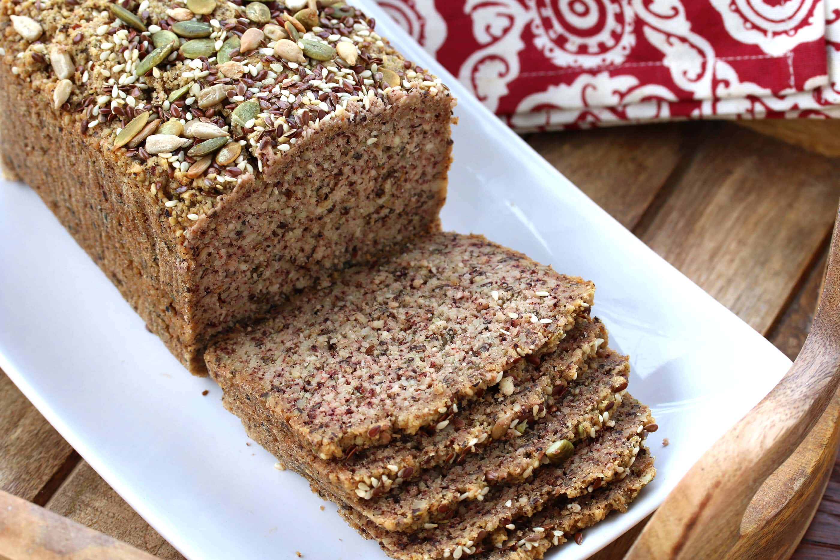 Low Carb High Protein Nut Seed Bread Paleo The Daring Gourmet