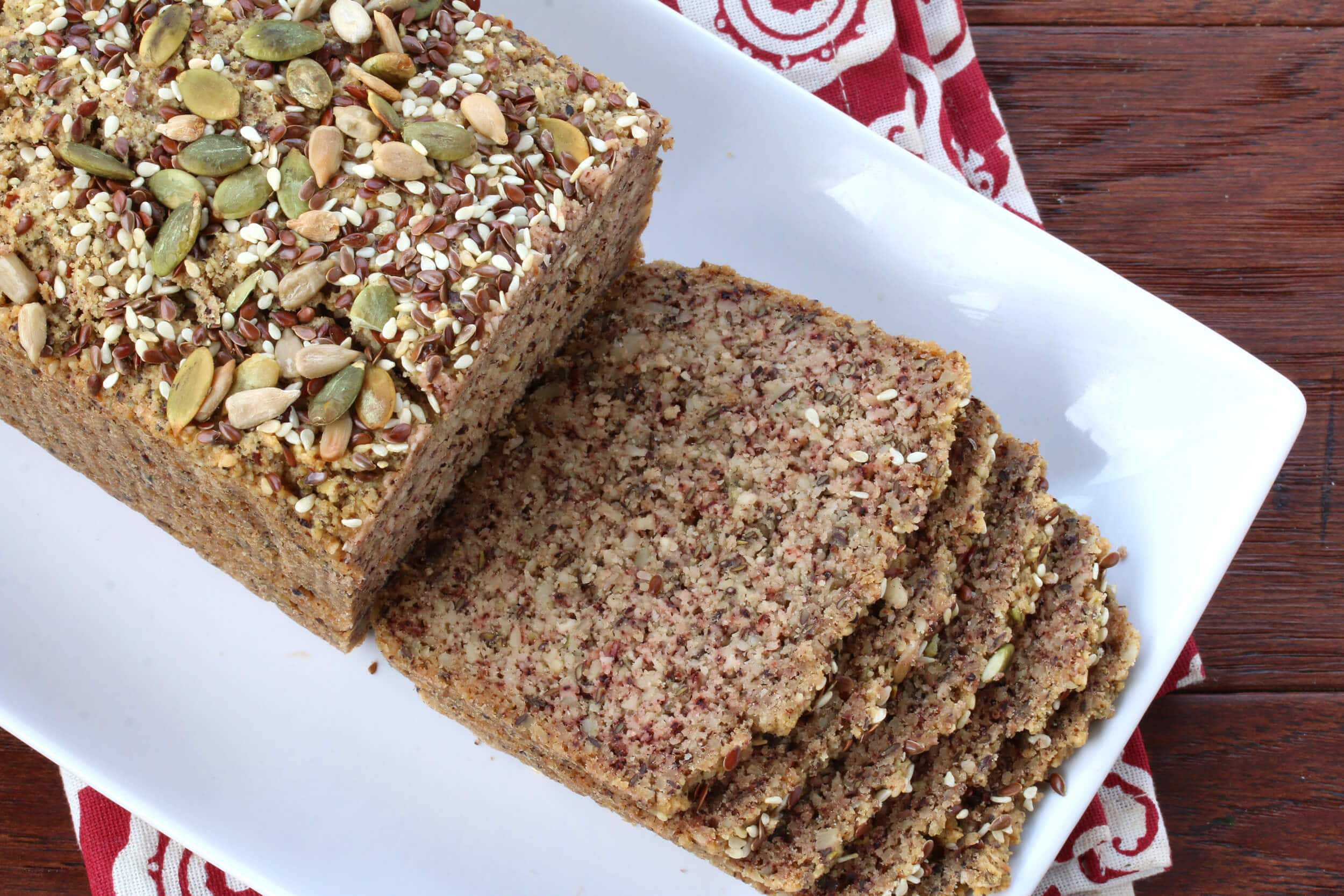 paleo bread recipe gluten free nut seed healthy vegan non dairy easy