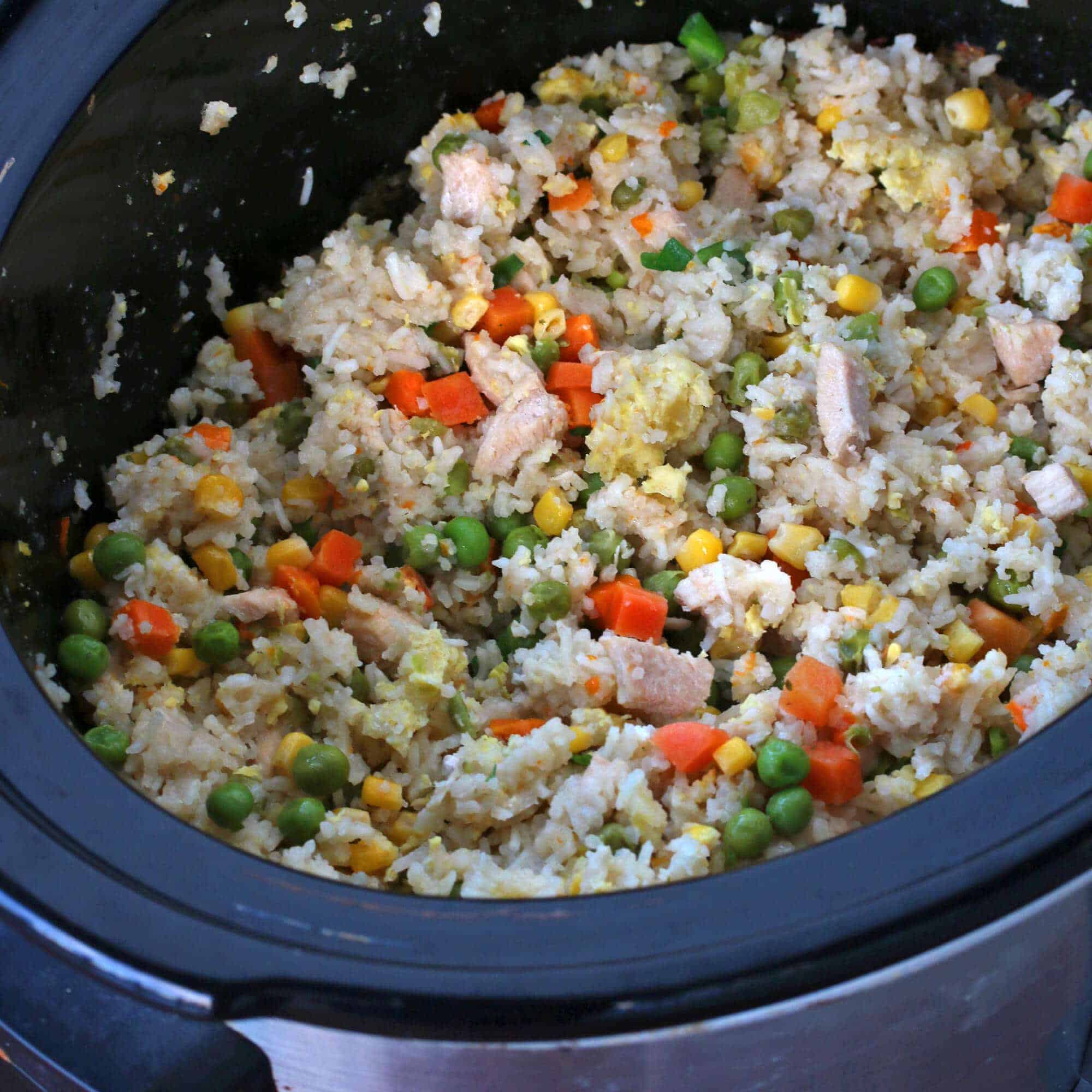 slow cooker fried rice recipe crock pot