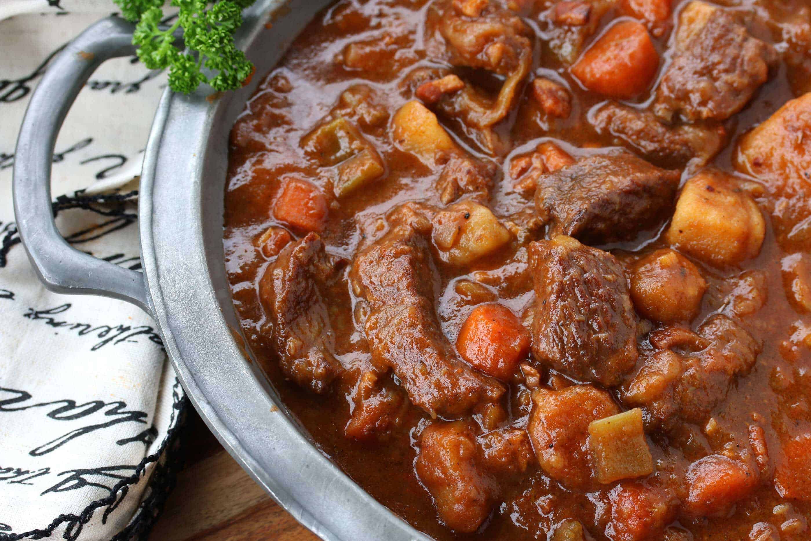 Irish Black Bear Stew - From Field To Plate